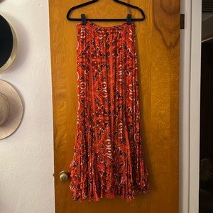 Free people maxi skirt